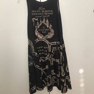 Harry Potter Marauder’s Map A-Line Dress